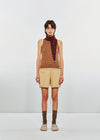 SWAYING 25 Early Autumn Pocket Straight Short Casual Pants SW-SW25PF3B09C2-JH Turmeric SW25PF3B09